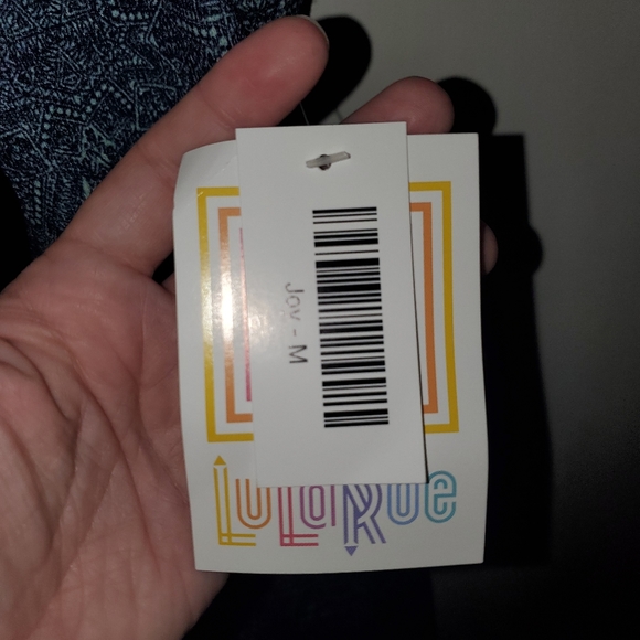 LuLaRoe Joy Vest Duster Sz M New Blue - Picture 4 of 6